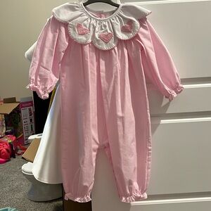 Cecil & Lou Pink Hearts Long Bubble